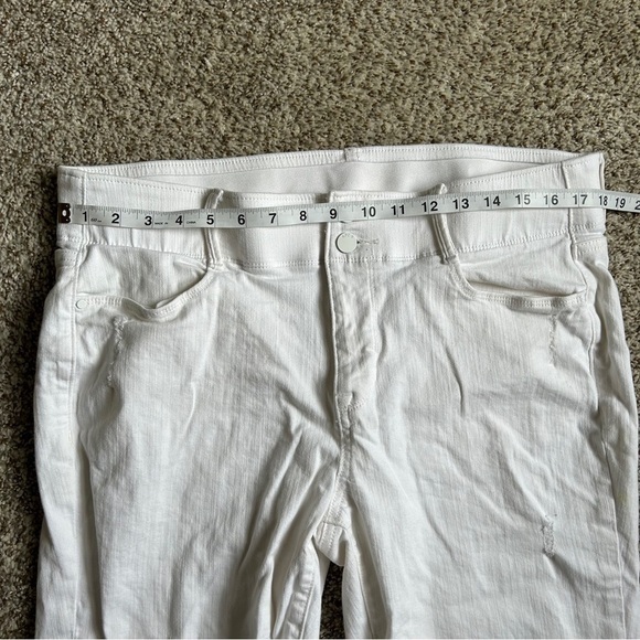 Apt. 9 White Ankle Pants Casual Summer Neutral 16 - Picture 7 of 7